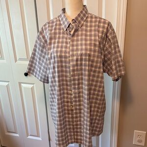 Men's Plaid Short Sleeve Shirt